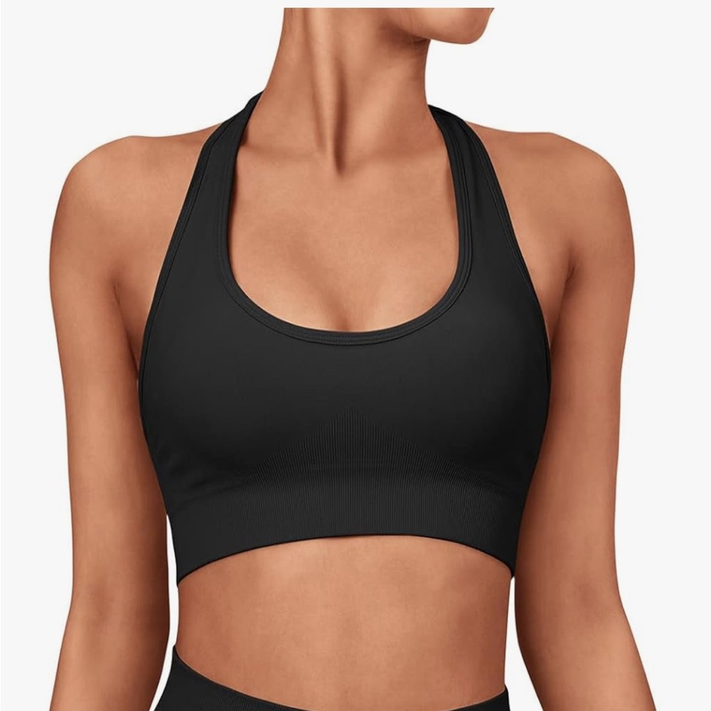 Women's Black Sports Bra